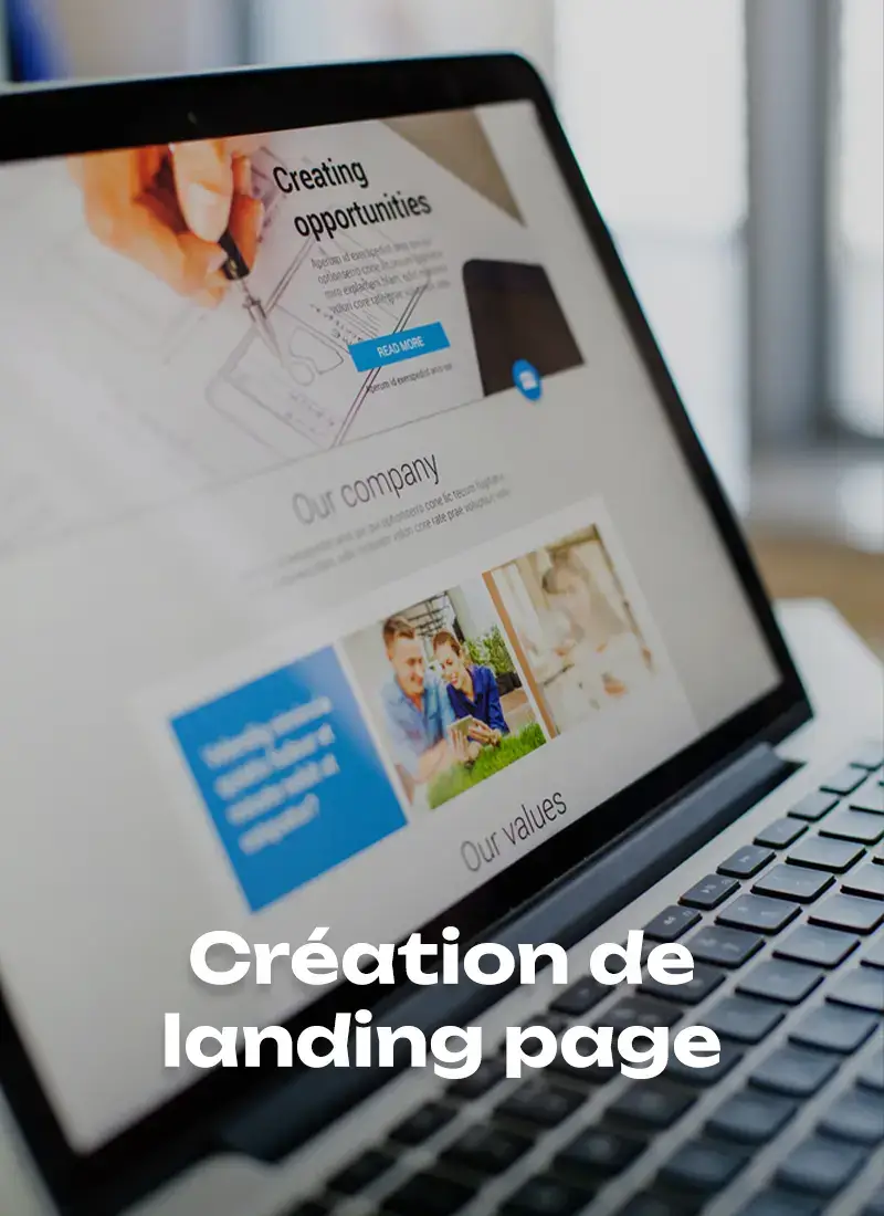 Création de landing page