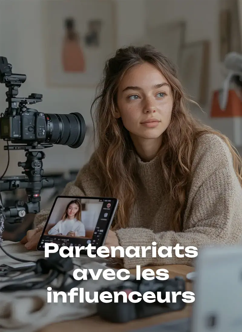 Partenariats avec les influenceurs