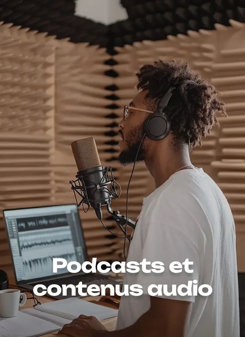 Podcasts et contenus audio